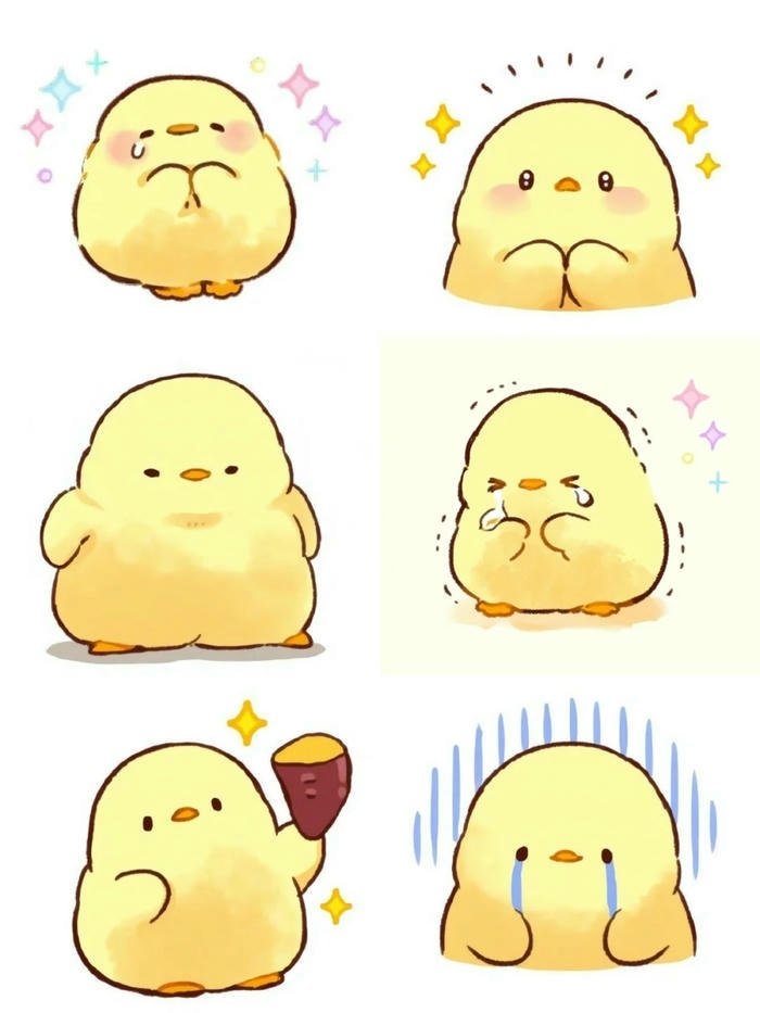 ảnh con gà chibi cute