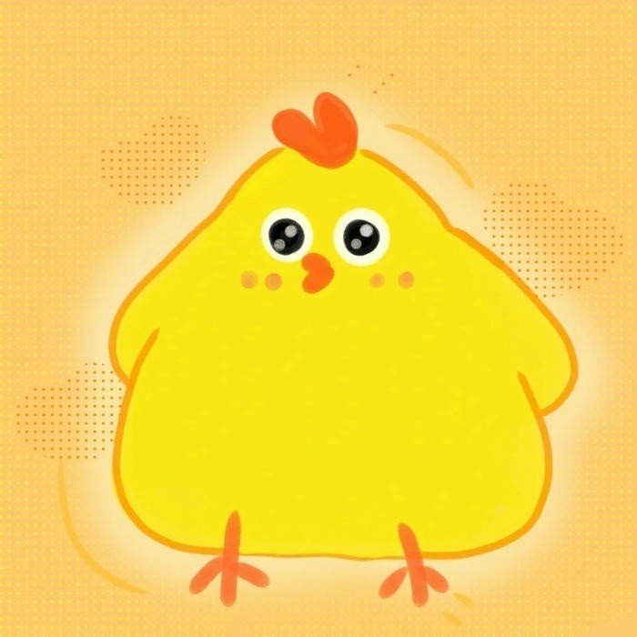 ảnh con gà chibi dễ thương