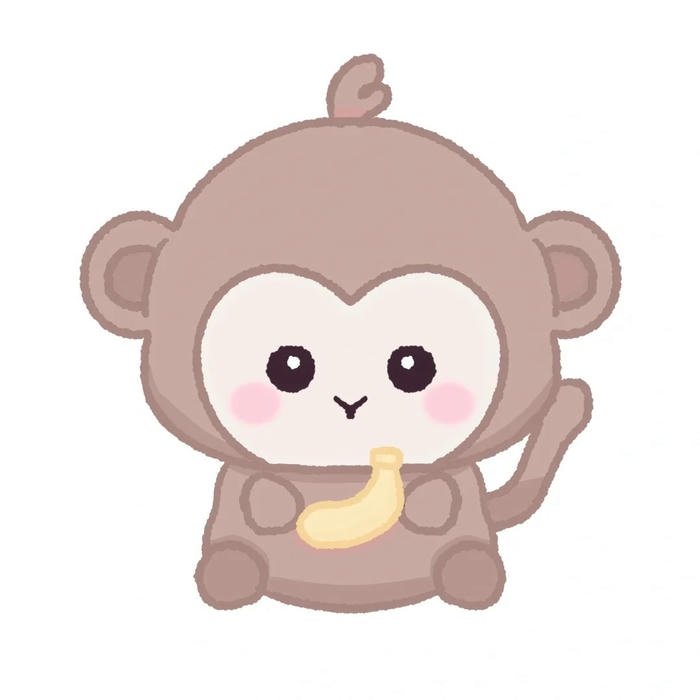 ảnh con khỉ chibi