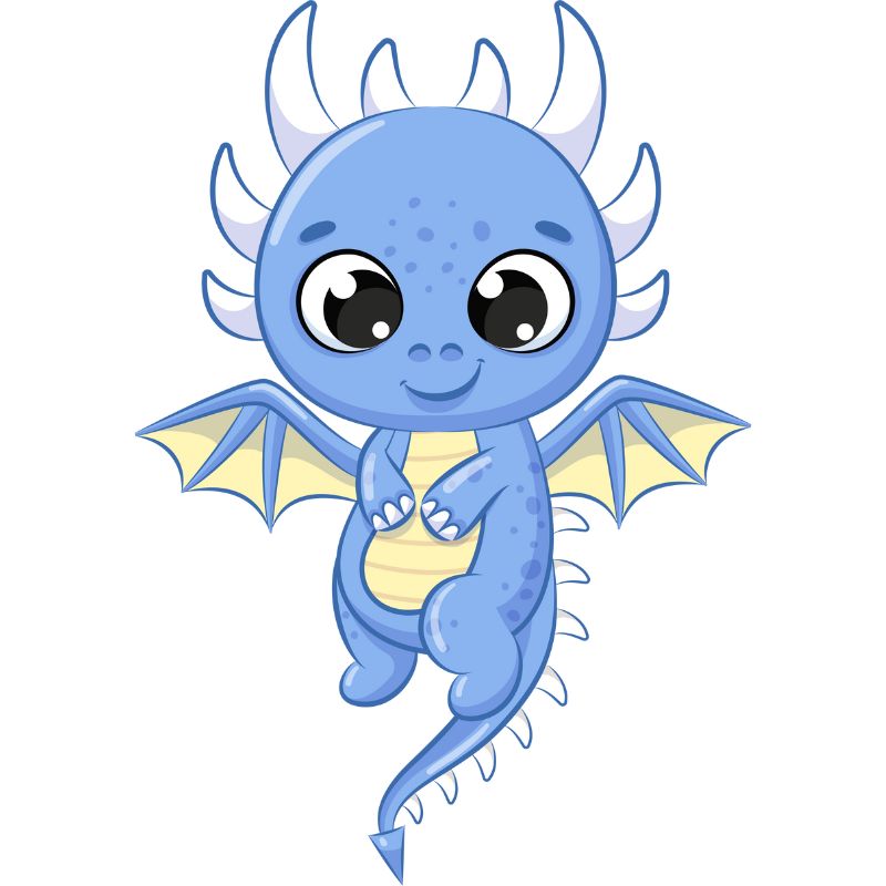 ảnh con rồng chibi đáng yêu