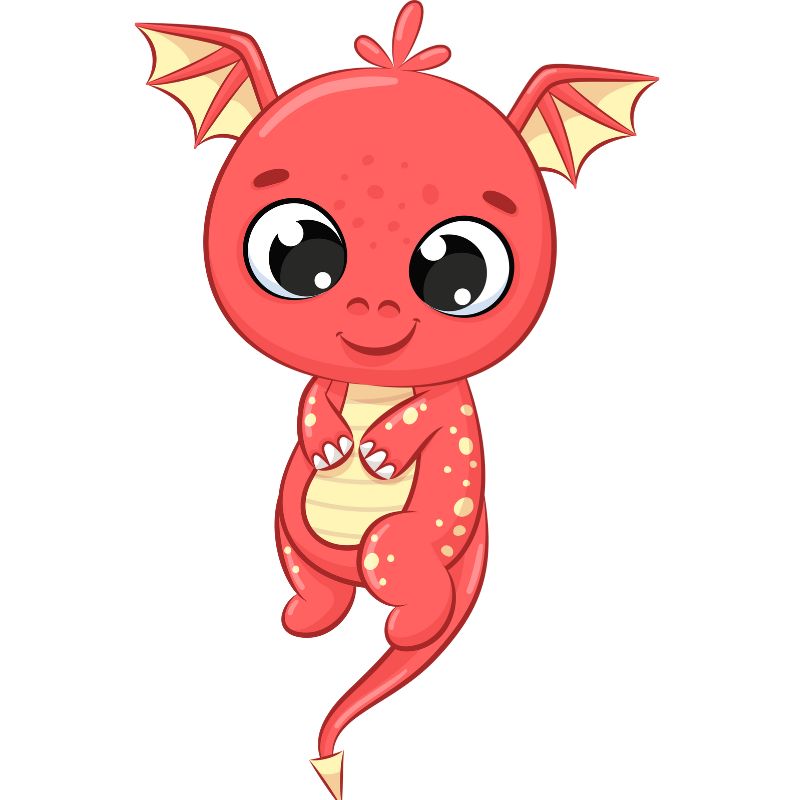 ảnh con rồng chibi dễ thương