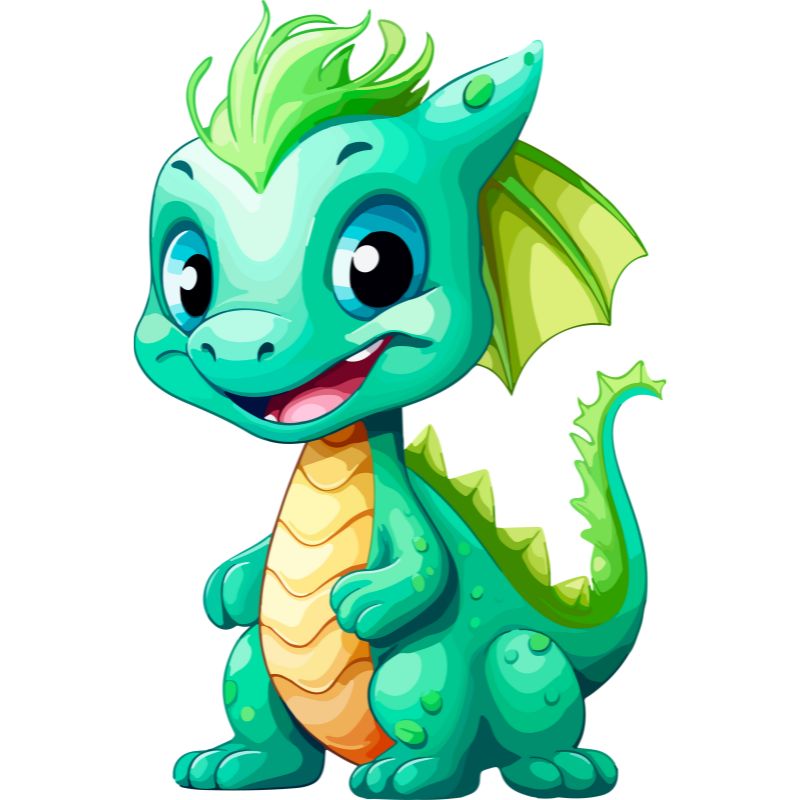 ảnh con rồng chibi đẹp