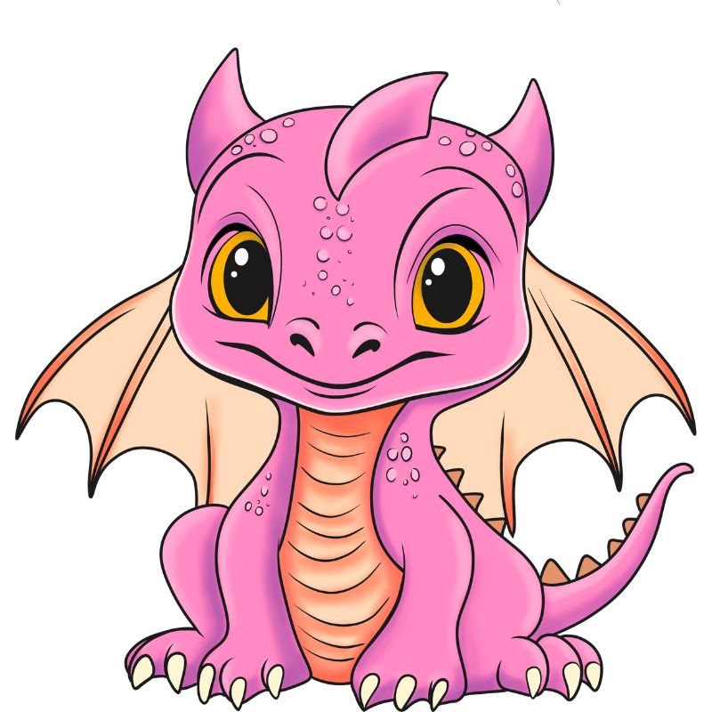 ảnh con rồng chibi siêu đẹp