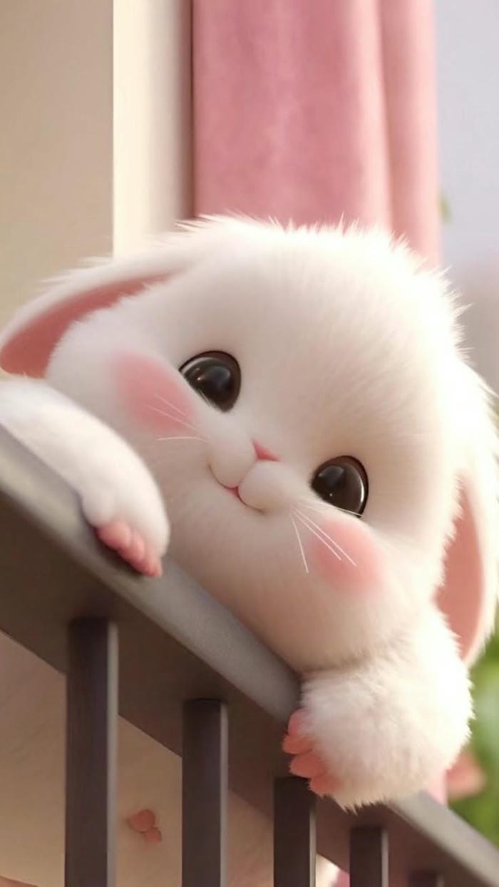 ảnh con thỏ chibi cute