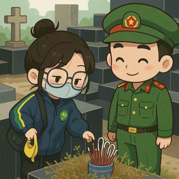 ảnh công an chibi đẹp cực