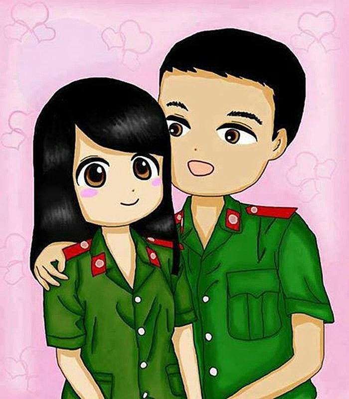 ảnh công an chibi siêu đáng yêu
