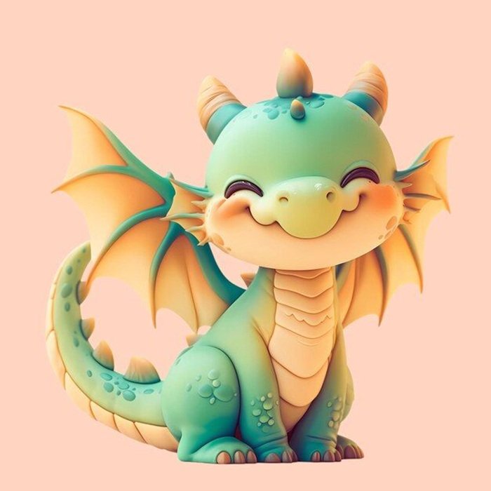 ảnh dragon chibi đáng yêu