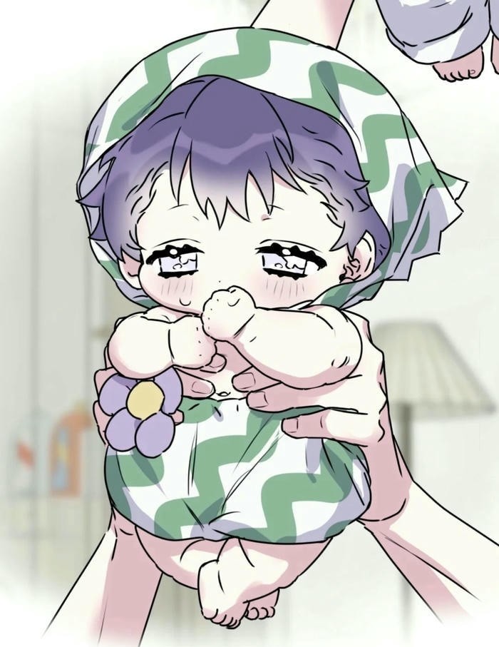 ảnh em bé chibi cực dễ thương
