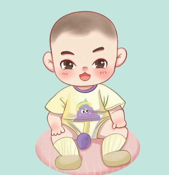 ảnh em bé chibi siêu đẹp