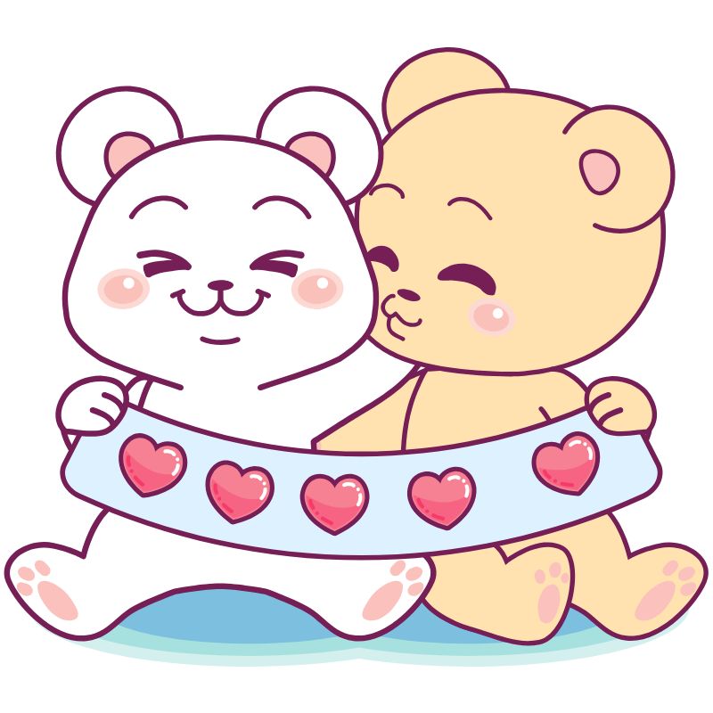 ảnh gấu chibi 3d