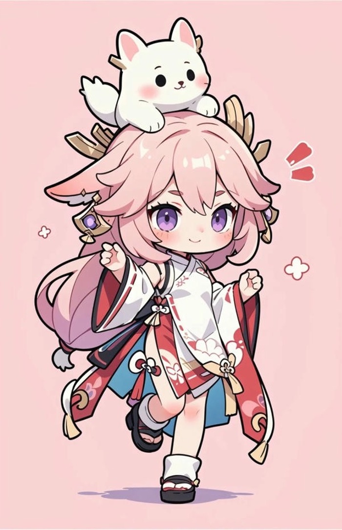 ảnh genshin impact chibi dễ thương