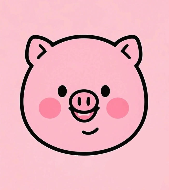 ảnh heo chibi