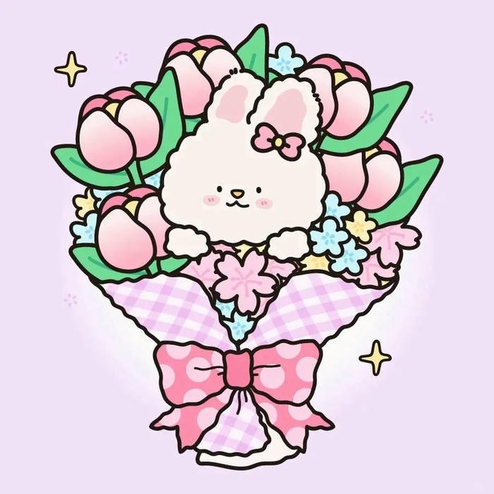 ảnh hoa tulip chibi đẹp nhất
