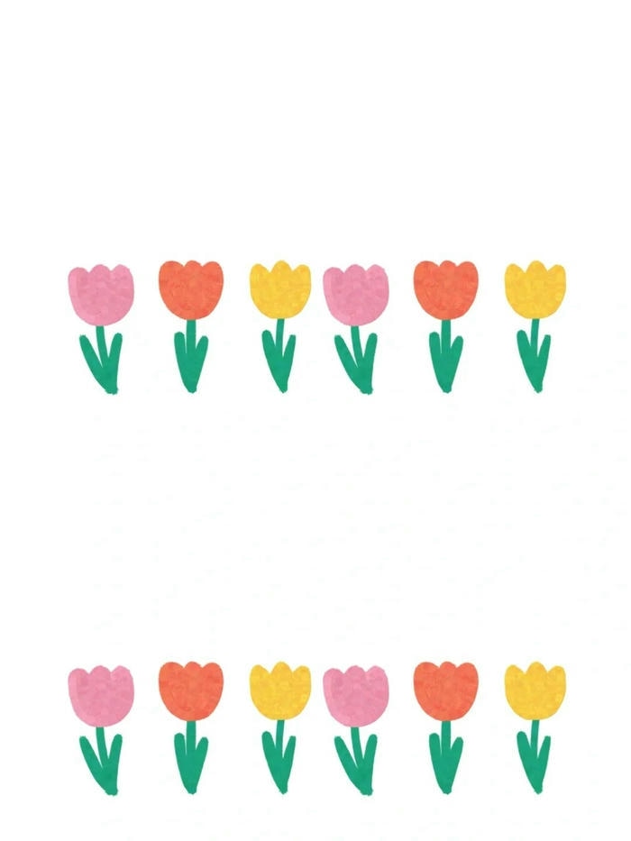 ảnh hoa tulip chibi