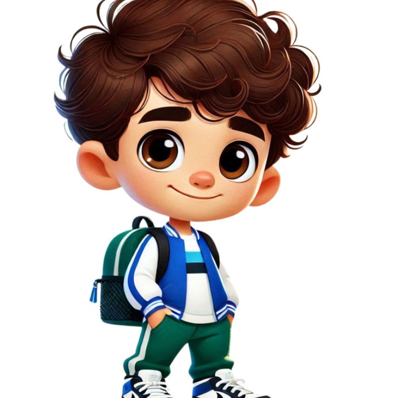 ảnh học sinh chibi 3d
