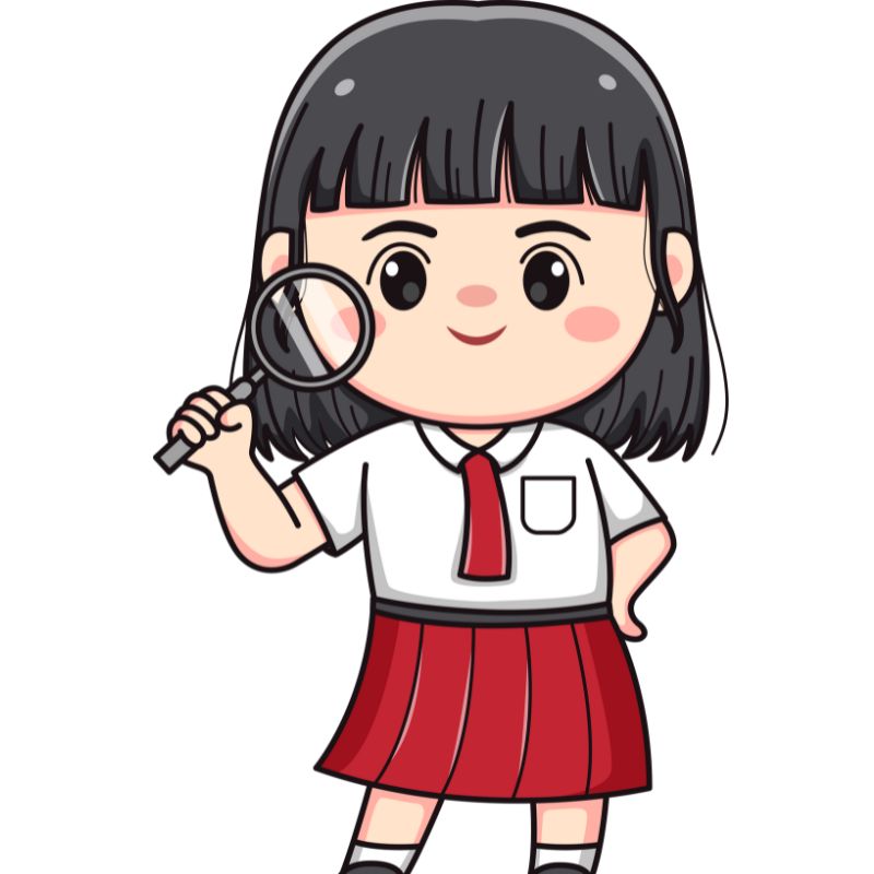 ảnh học sinh chibi cầm vợt