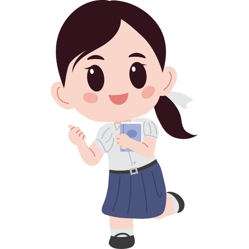 ảnh học sinh chibi chạy