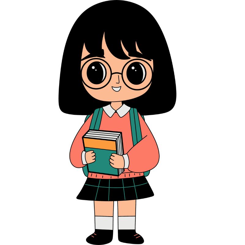 ảnh học sinh chibi đáng yêu