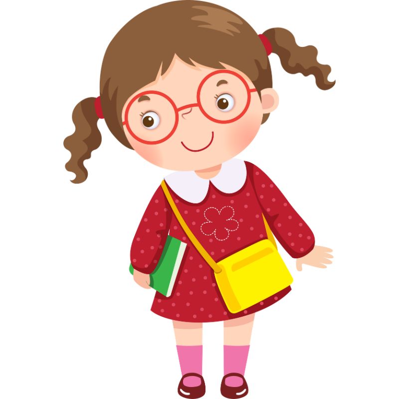 ảnh học sinh chibi đeo