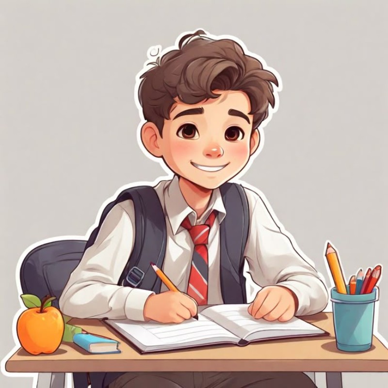 ảnh học sinh chibi vui vẻ