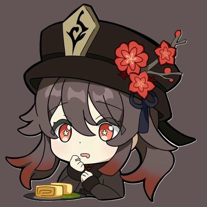 ảnh hutao chibi dễ thương
