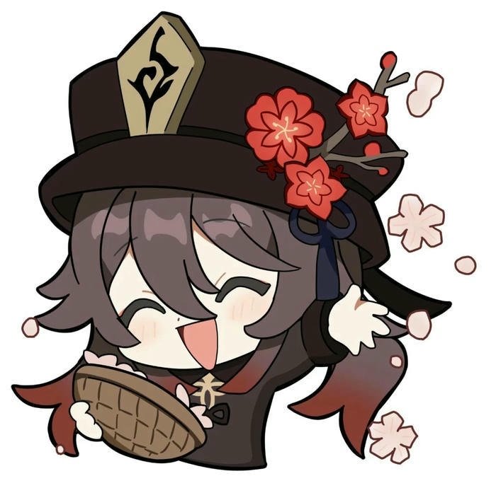 ảnh hutao chibi đẹp