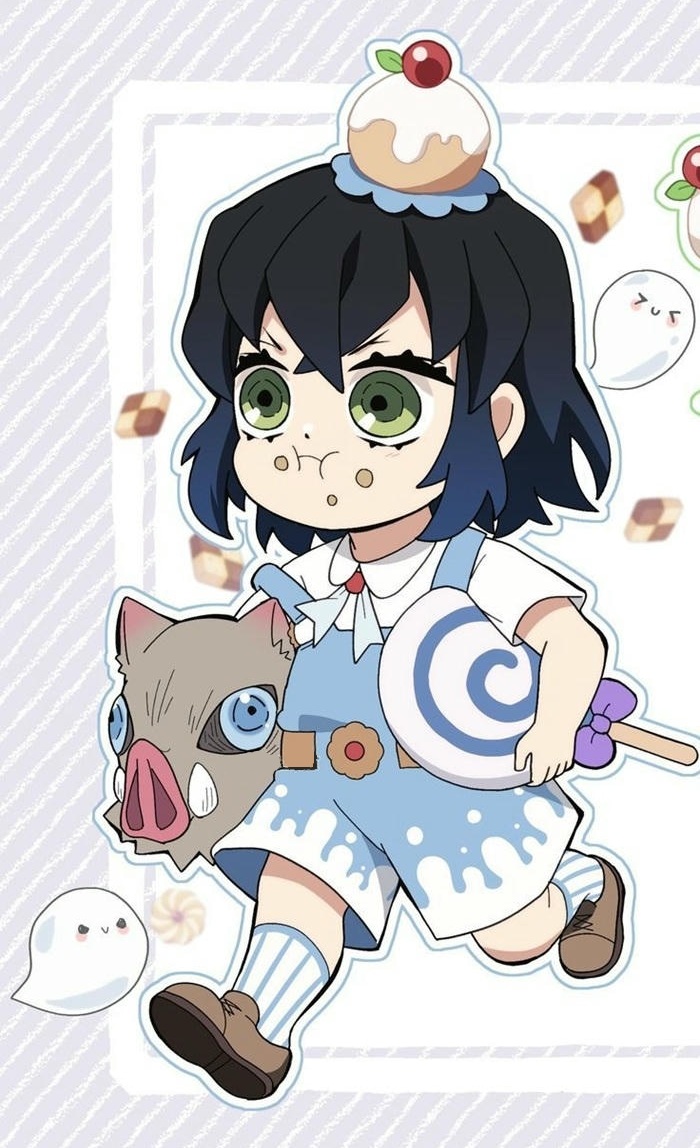 ảnh inosuke chibi cực đáng yêu