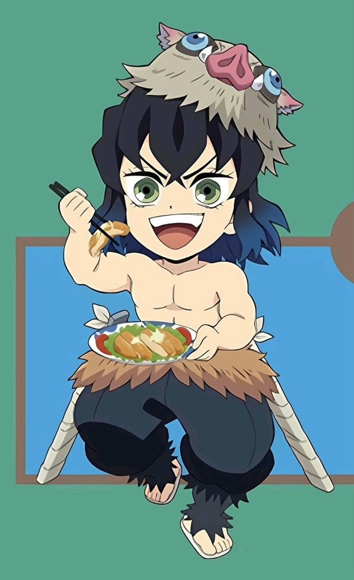 ảnh inosuke chibi cute cực