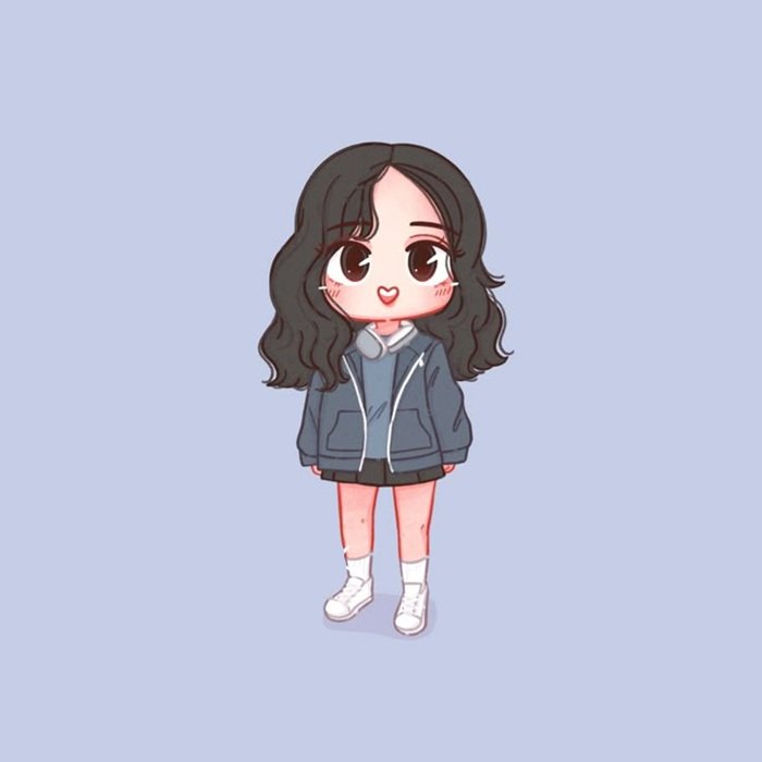 ảnh jisoo chibi cực đẹp