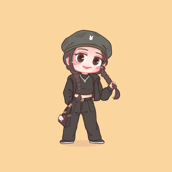 ảnh jisoo chibi đẹp