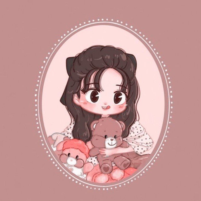 ảnh jisoo chibi