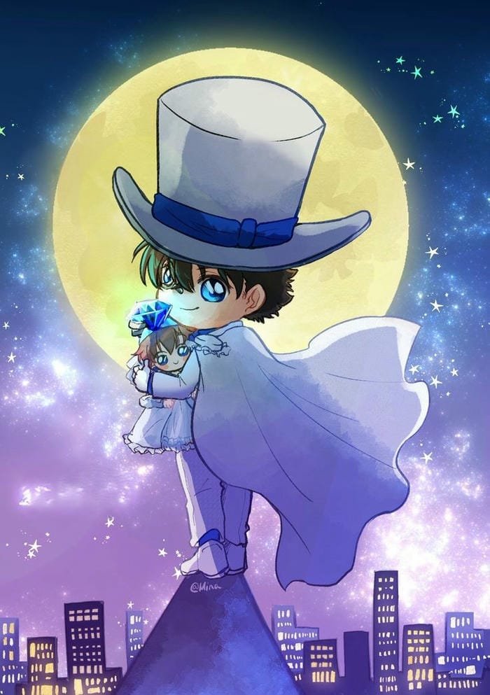 ảnh kaito kid chibi cực đẹp