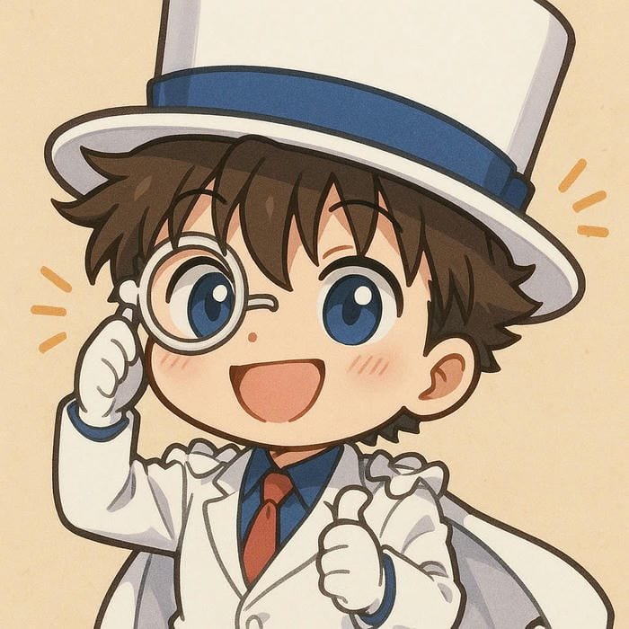 ảnh kaito kid chibi dễ thương