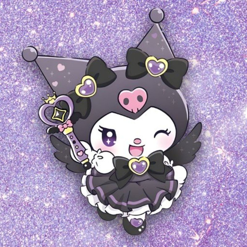ảnh kuromi anime chibi đán yêu