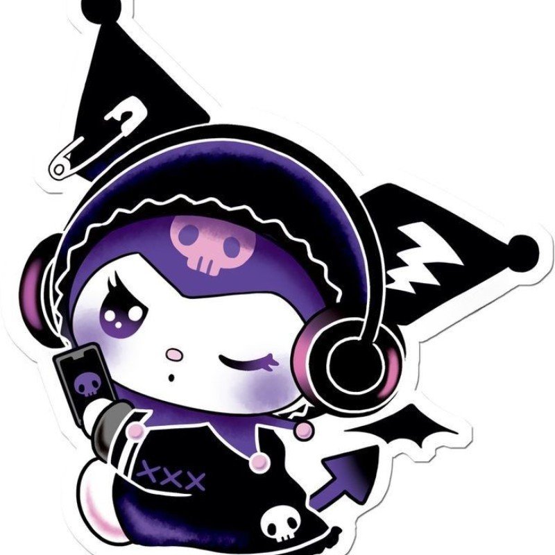 ảnh kuromi anime chibi đáng yêu