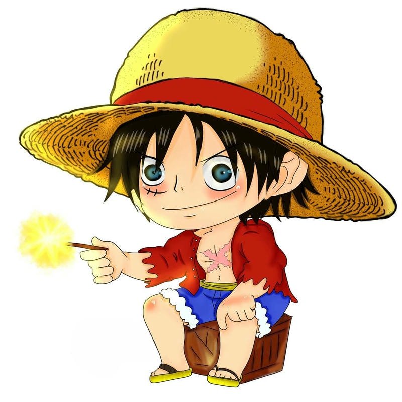 ảnh luffy chibi 3d