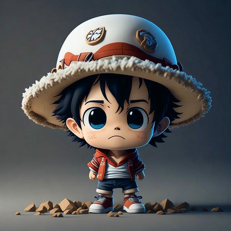 ảnh luffy chibi 8k
