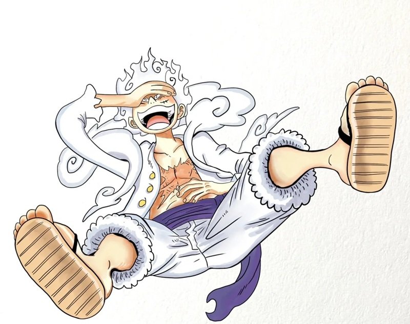ảnh luffy gear 5 chibi cực đẹp 8k