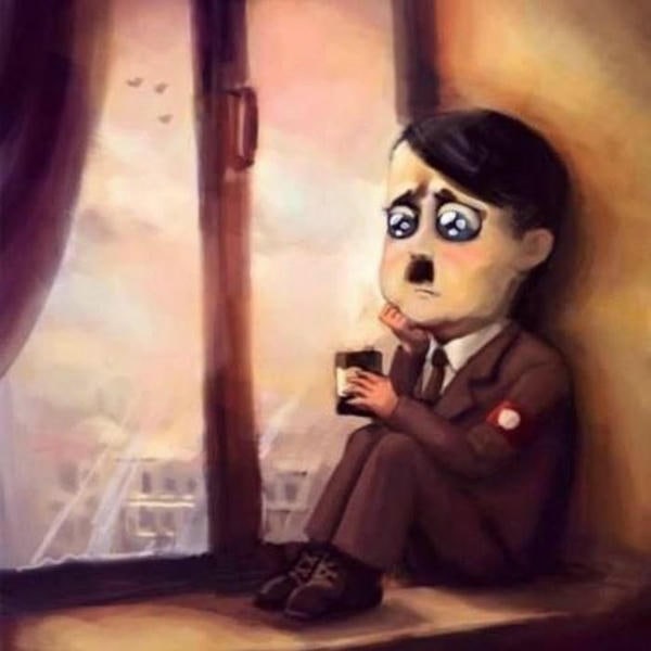 ảnh meme hitler buồn