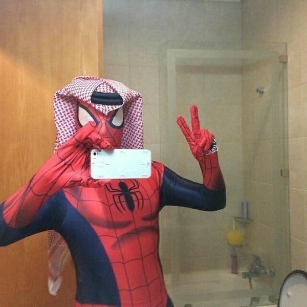 ảnh meme spiderman bựa