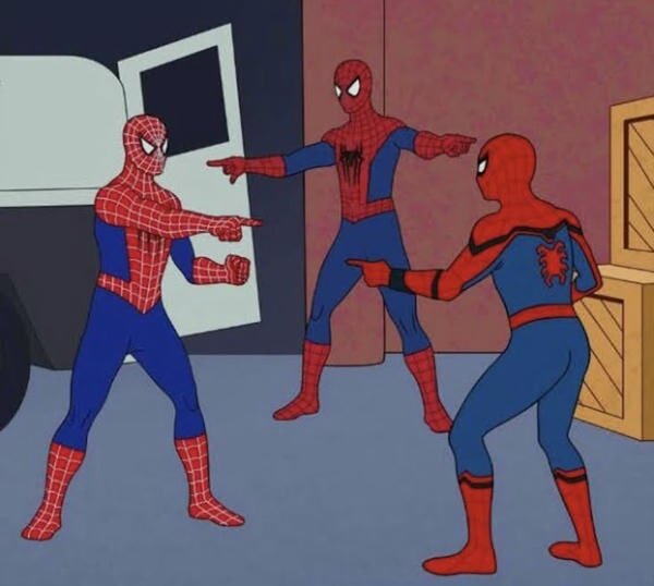 ảnh meme spiderman siêu hot