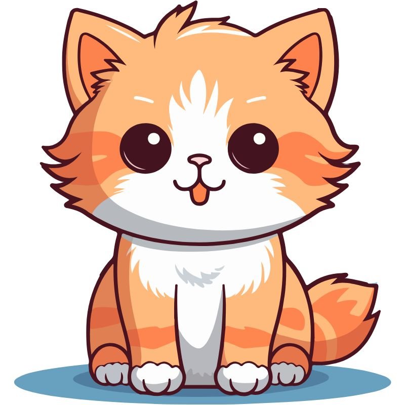ảnh mèo chibi hd