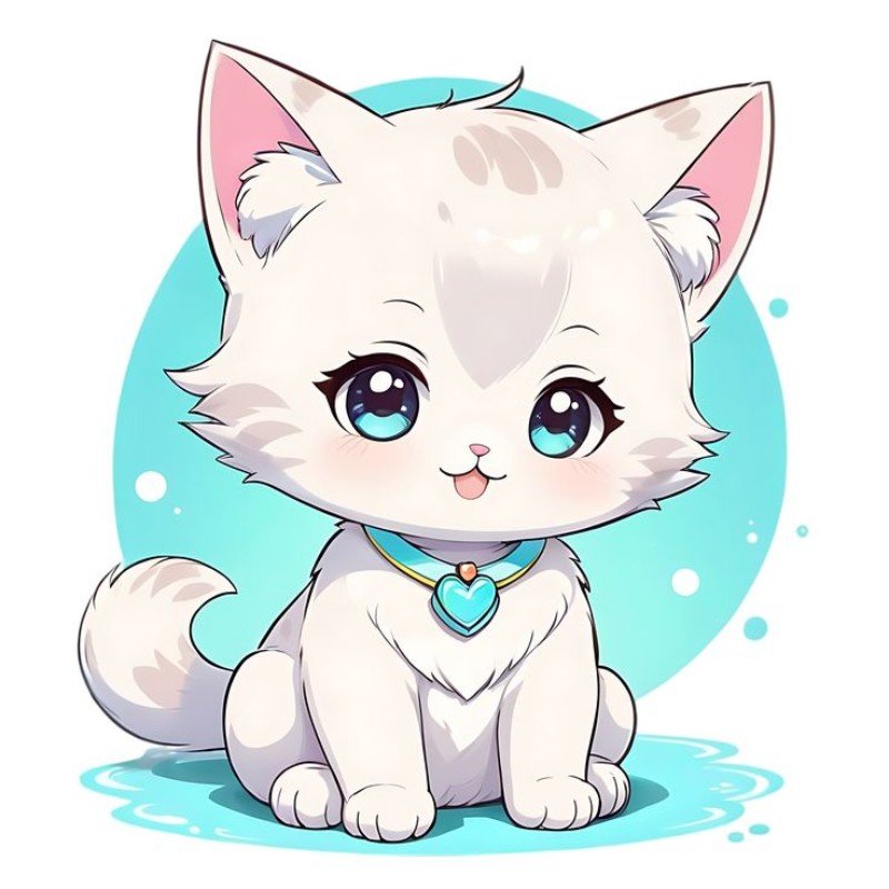 ảnh mèo con chibi cute nhất