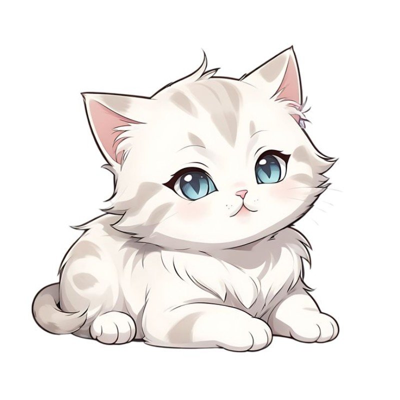 ảnh mèo con chibi dễ thương nhất