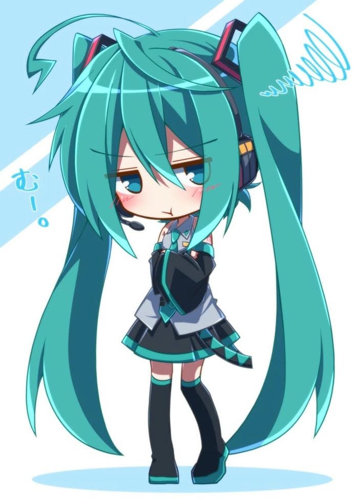 ảnh miku chibi cực đẹp