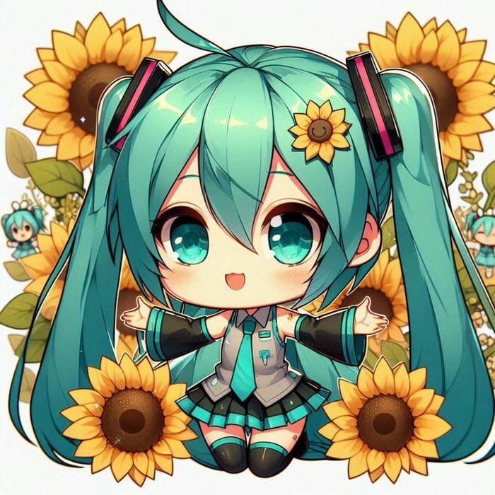 ảnh miku chibi đáng yêu nhất
