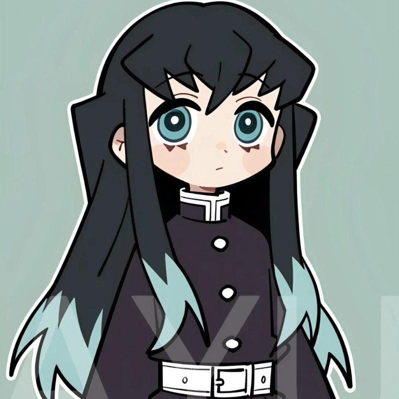 ảnh muichiro chibi đáng yêu