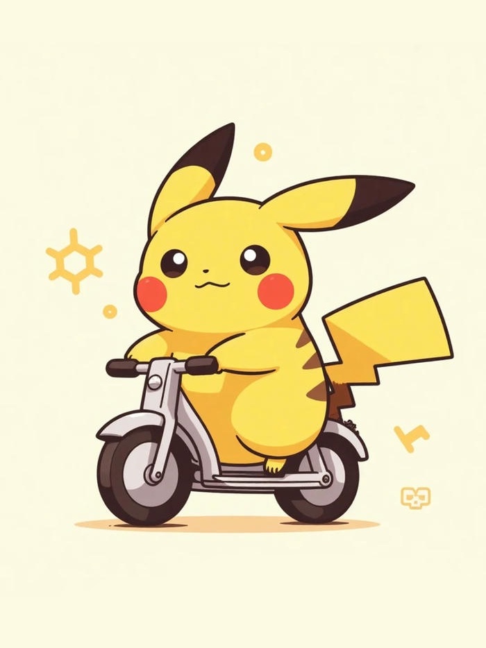 ảnh pikachu chibi chất