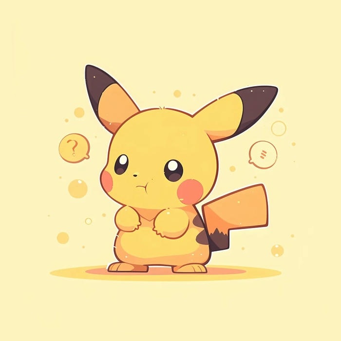 ảnh pikachu chibi cực đáng yêu