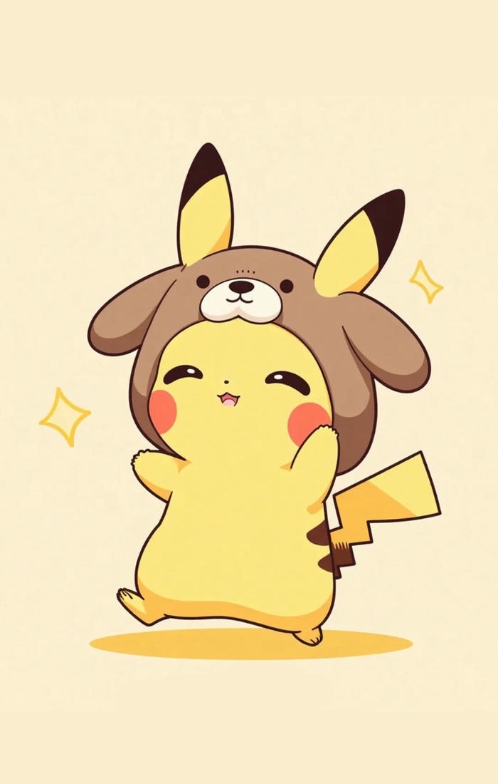 ảnh pikachu chibi cute